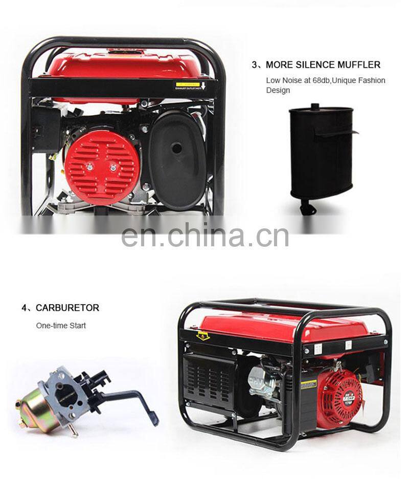 BS3500IQ BISON China Taizhou Generador Electrico Gas Portatiles Bison Power Emergency Generator Gasoline a Natural Gas