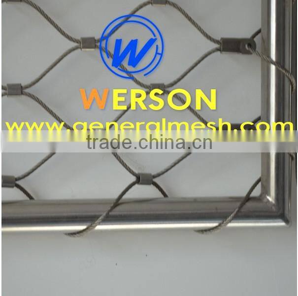 stainless mesh Webnet infill panel for balustrade, Green Walls | generalmesh