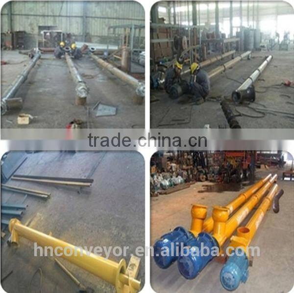 Vertical screw conveyor machine
