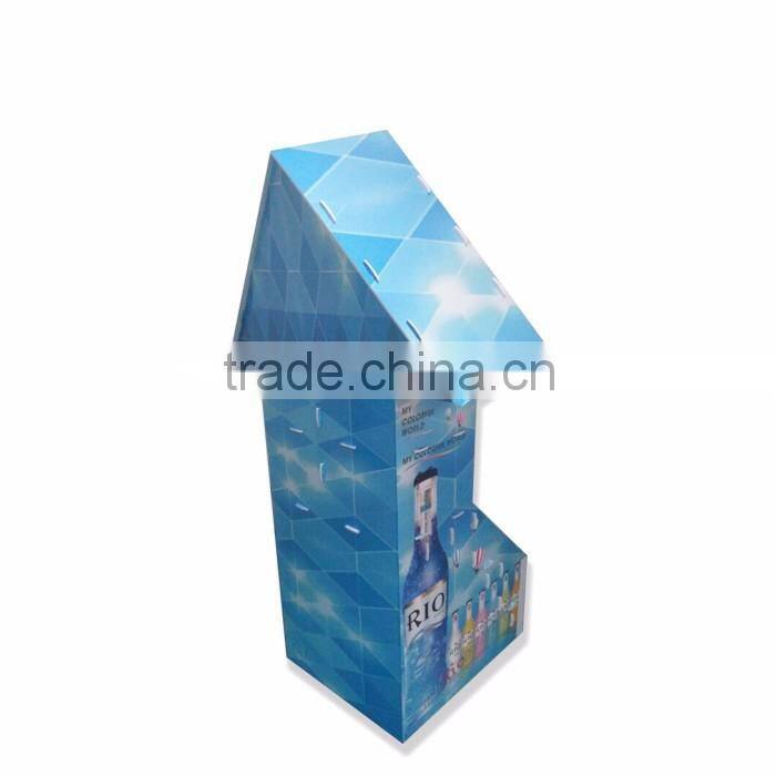 Fashionable And Durable Paper Material Cardboard Custom Display Shelf
