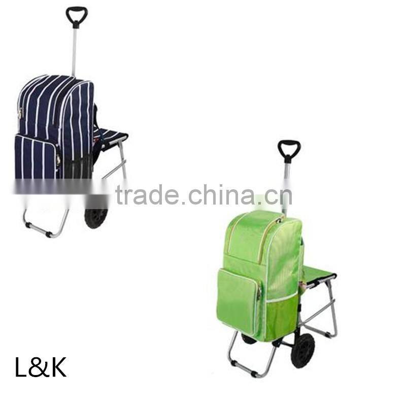 portable folding shopping cart trolley/shopping cart bag with wheels