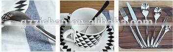 6pcs High grade dinner sets hand stainless steel fork spoon knife