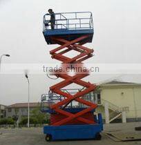 self propelled scissor work platform/mobile lift platform