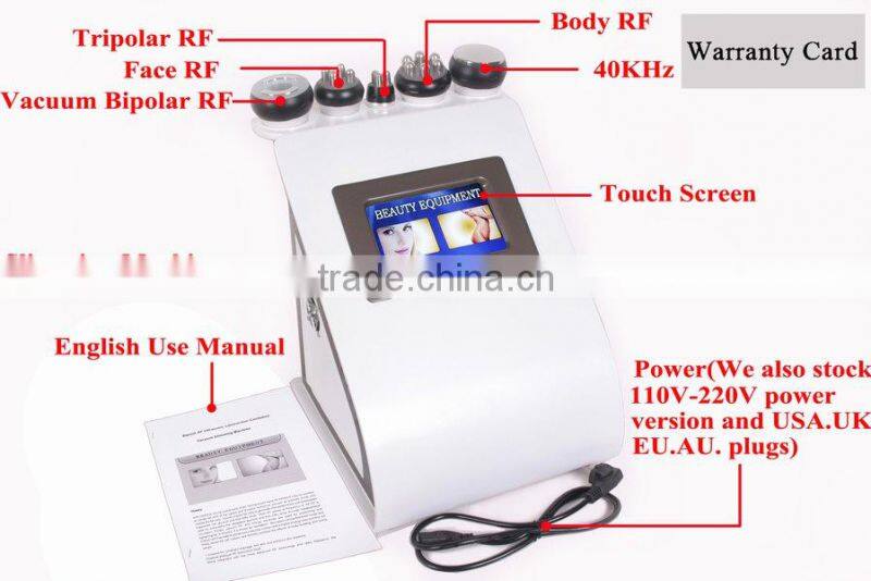 2016 new products BRT-1202 5 in1 ultrasound vacuum cavitation weight loss slimming beauty machine