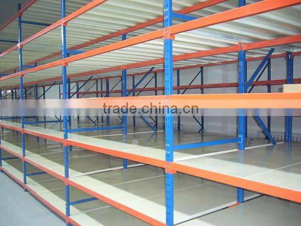 Long span shelving rack