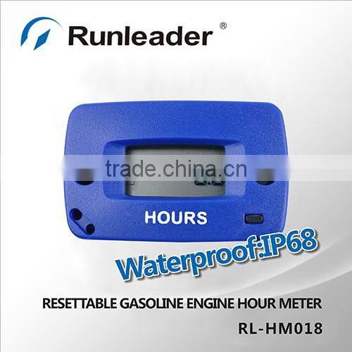 100% Waterproof Digital Hour Meter Used For Motorcycle,Motocross,ATV,Dirt Bike,Snowmobile,Generator,Marine,Ski