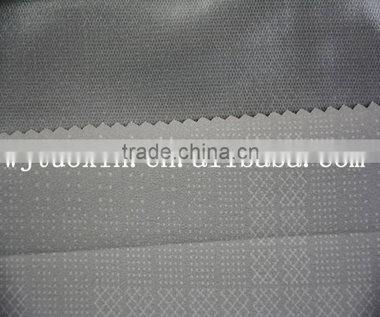 breathable embossed mechanical stretch bonded fabric with TPU
