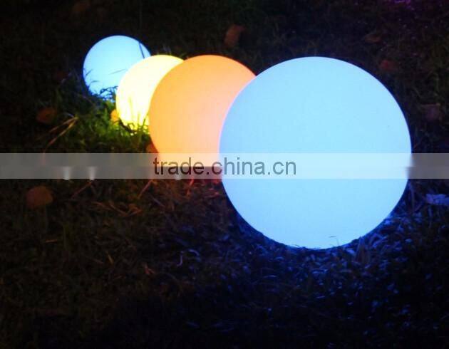 LED ball with remote control