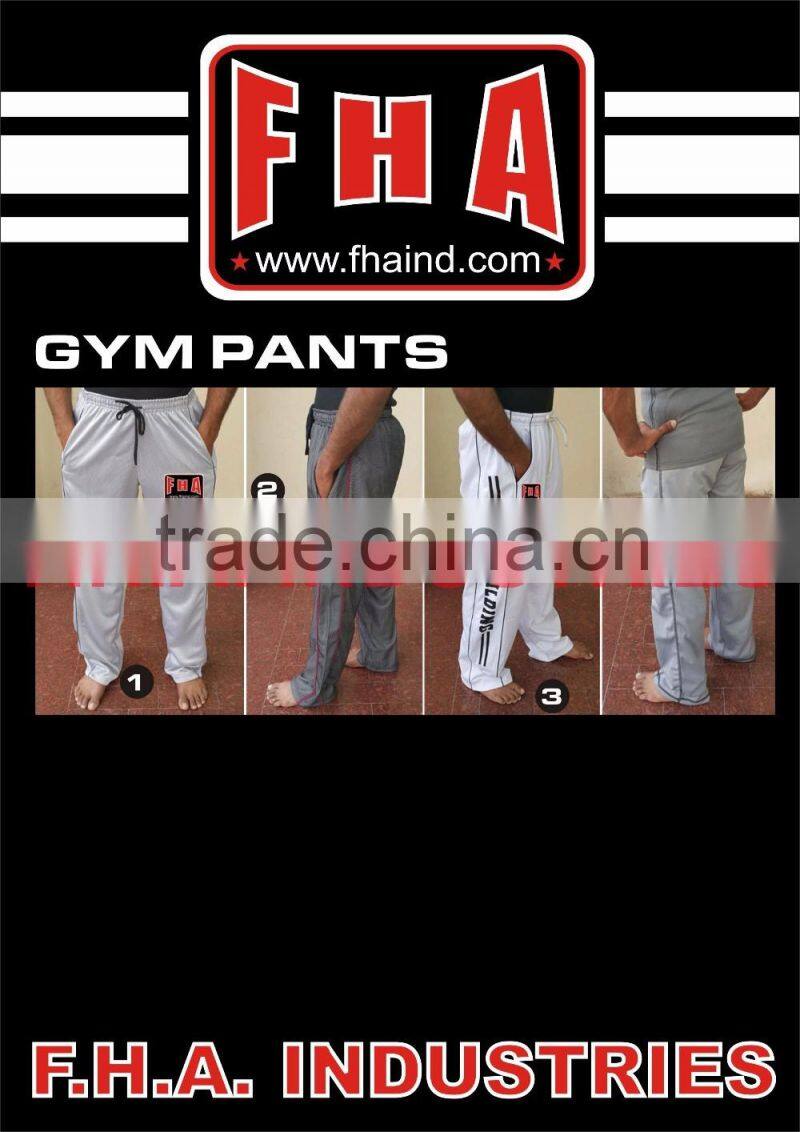Gym pants Trousers Unisex Bottoms, Custom Gym Weightlifting Bodybuilding Training Sweat Pant by FHA INDUSTRIES PAKISTAN