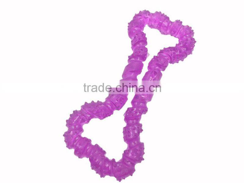 plastic dog bone toy dog chew rubber bone,soft rubber dog toy