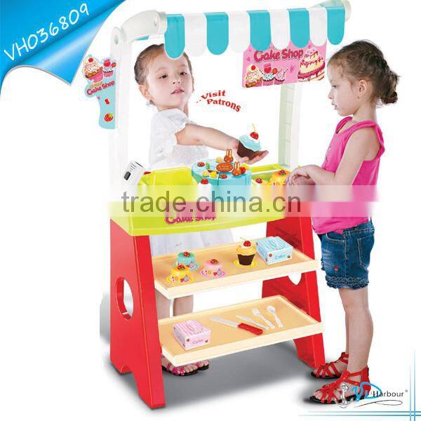 Mutifunction Electronic Pink Kitchen Play Set