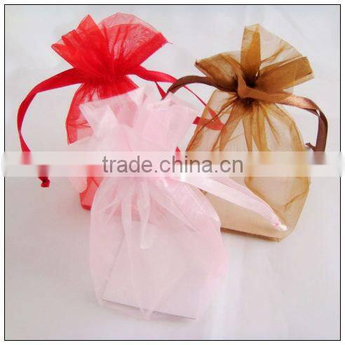 organza satin wine bags