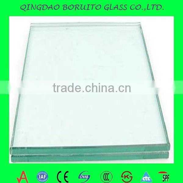 Good Quality 6mm-12mm Tempered Laminated Glass For Commercial Glass