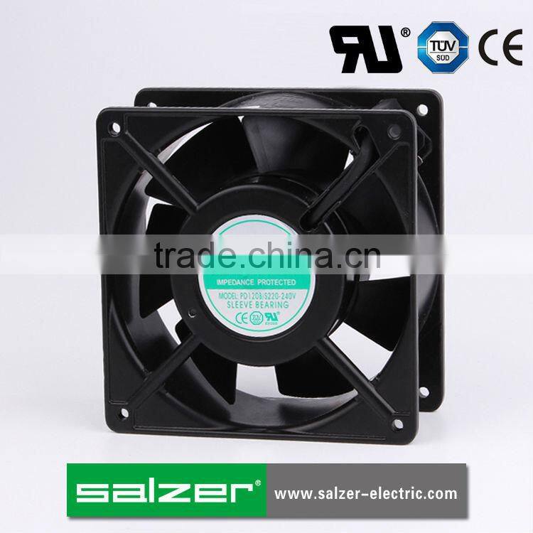 SALZER PD120B /S 220-240V UL Certificate (No. E312553) 120X120X38mm AC Axial Flow Fans