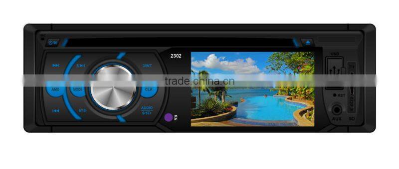 universal player car stereo dvd cd player with bluetooth