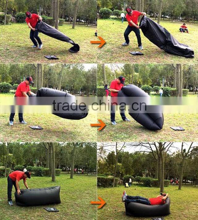 New design factory directly provide air inflate bag inflatable water air bag latex inflatable sleep bag