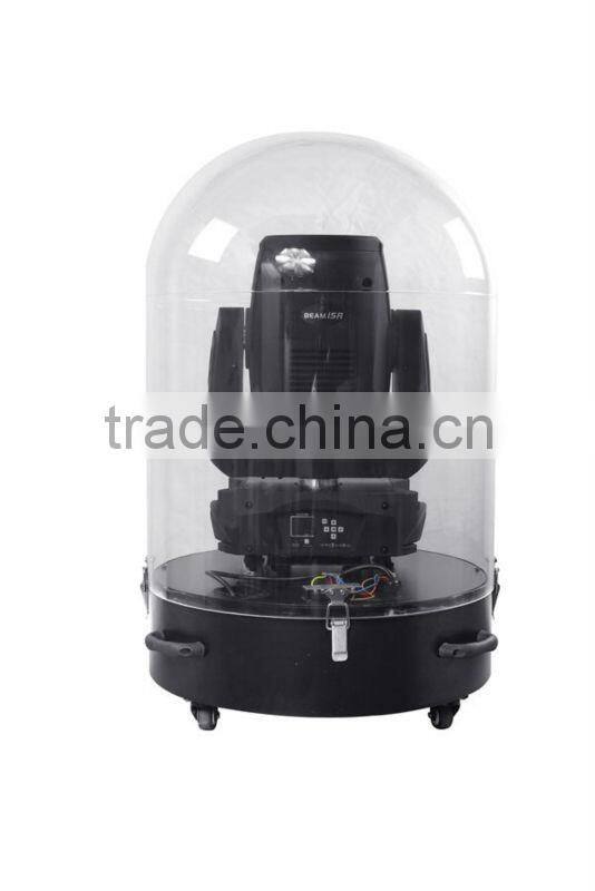IP64 Plastic housing dome light rain cover for beam, spot, wash moving head light