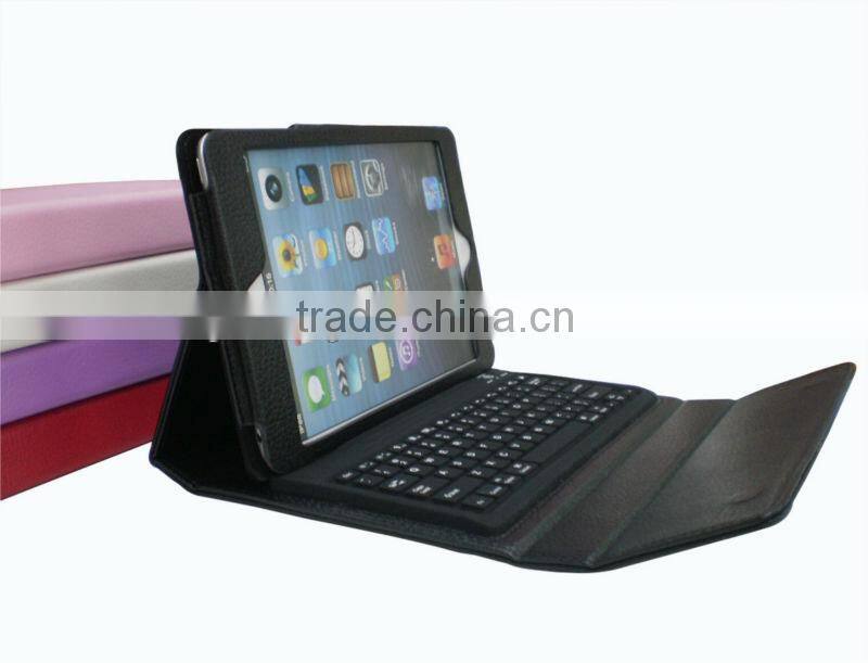 high-qualified wireless bluetooth keyboard,ultra slim keyboard,fuctional BT keyboard cover for IPad