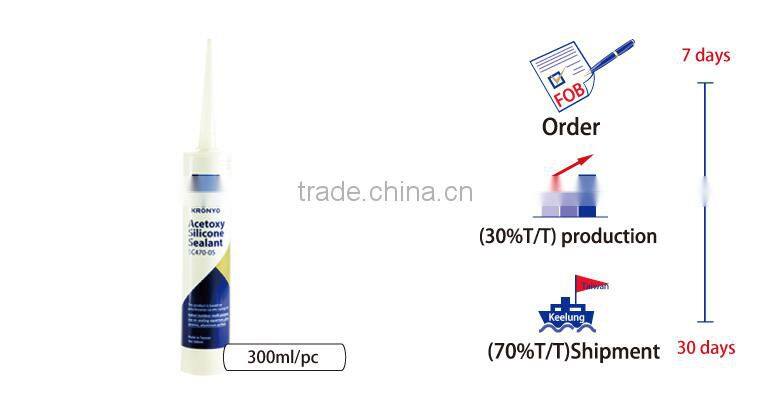 KRONYO RTV glass silicone adhesive gasket maker z19