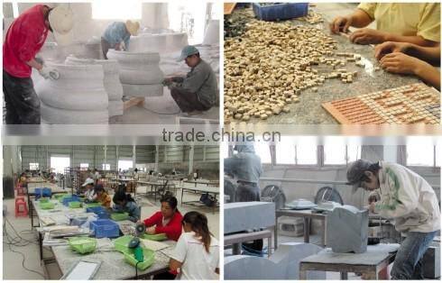 Beautiful water jet marble mosaic tiles flower pattern