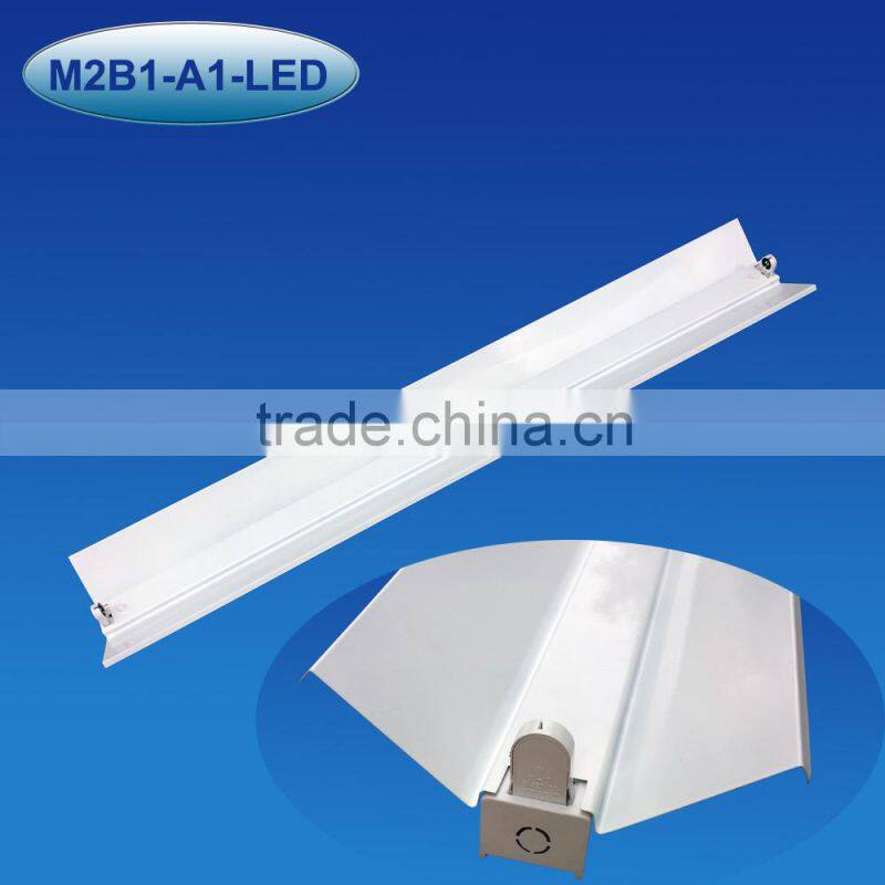 LED lamp fixture 2x600MM, led 2ft double fixture with reflector