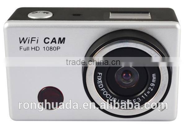 New Wifi CAM Full HD 1080P Extreme Sports Action Camera Waterproof Sports Video Camera Camcorder DV IR Remote Control By Phone T