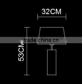 hotel lamps with switch and outlets decoration lamp fabric lamp