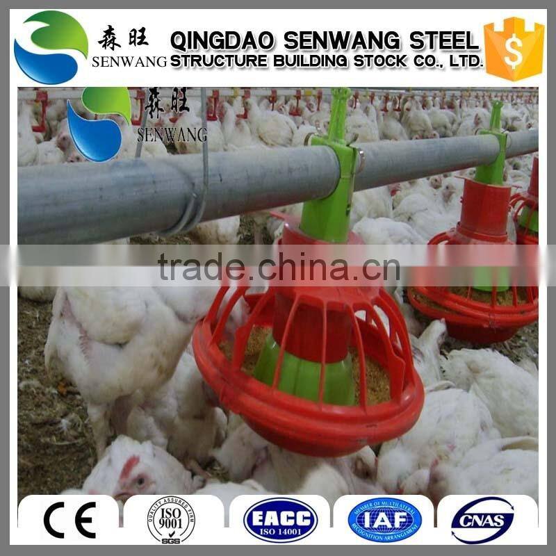 layer egg design Steel frame Poutry metal chicken shed
