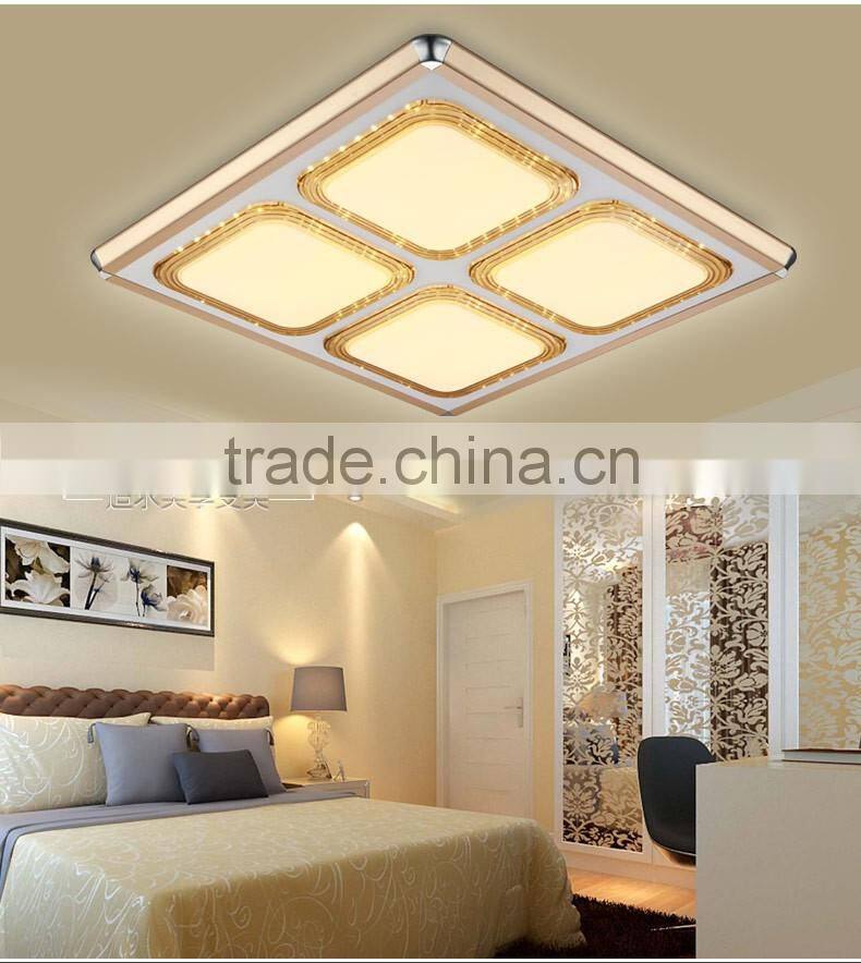2016 hot sales square aluminum ceiling light for living room ceiling light
