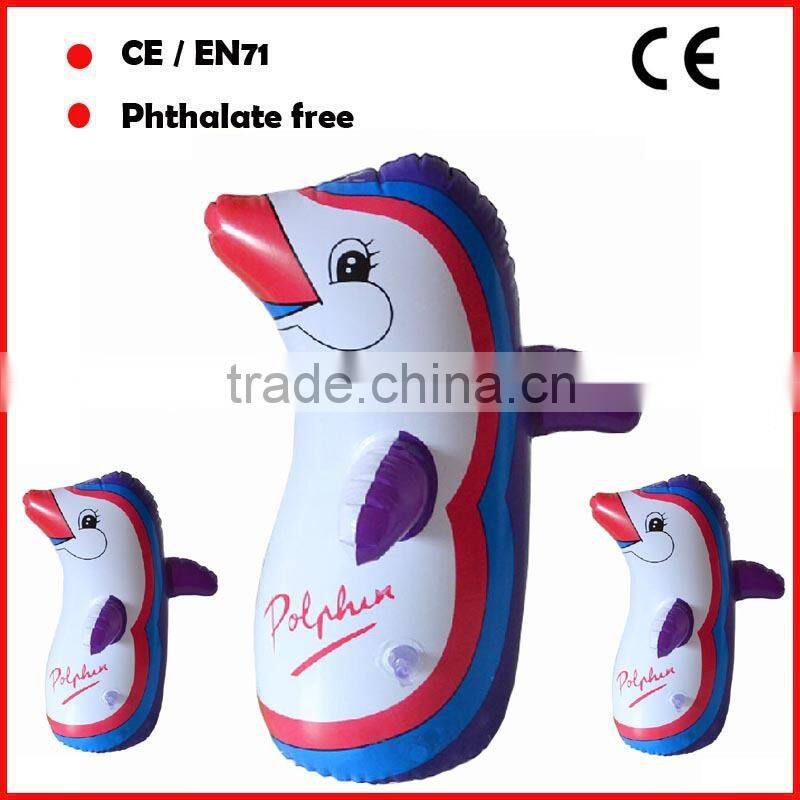 Christmas promotional gifts inflatable santa claus tumbler toys for kids