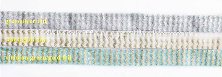 Floral Print Fold Over Elastic for Baby Headbands Choice color of 5/8 inch FOE Elastic By The Yard