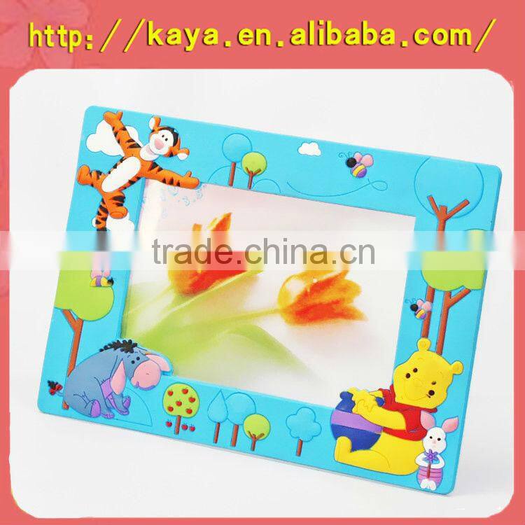 Eco-friendly soft pvc antique photo frames for promotion gifts