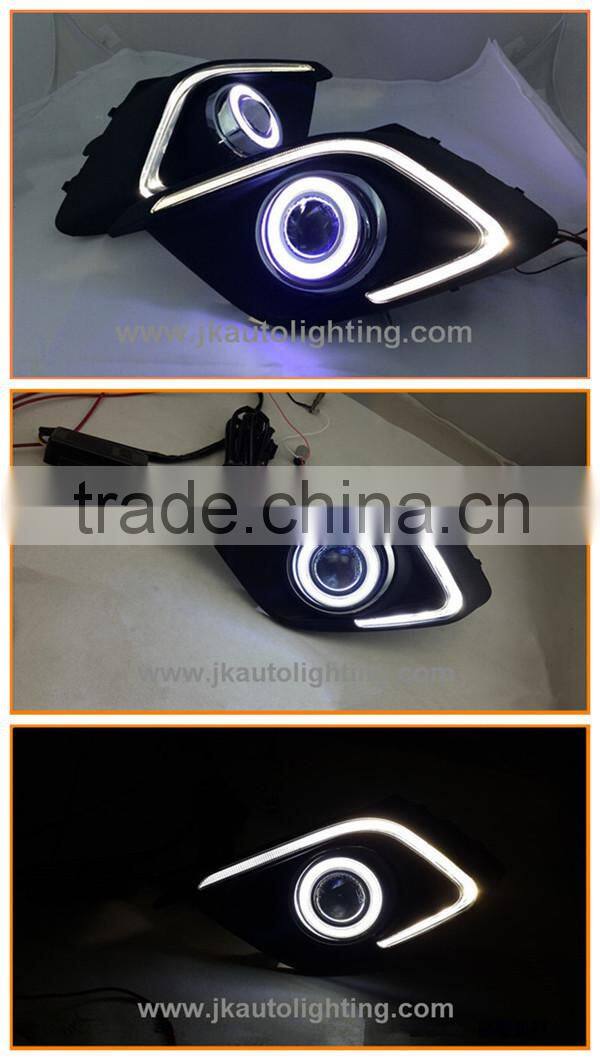 Hot Selling Angel Eyes Projector Lens for Mazda 3 Axela Super Bright Foglight Projector Lens for Mazda 3 Axela 2013 2014
