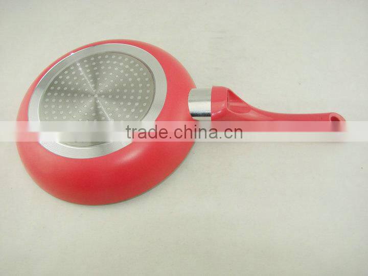 As seen on TV colorful Induction cooker use non-stick white ceramic fry pan