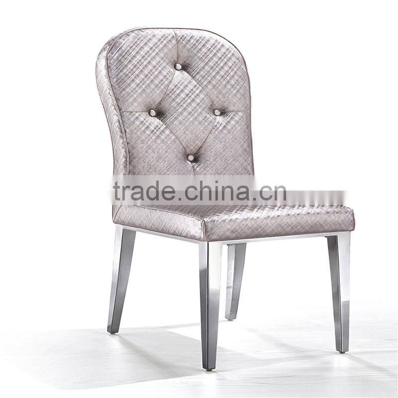 hotel fashion metal chair PU surface chair Y-073#