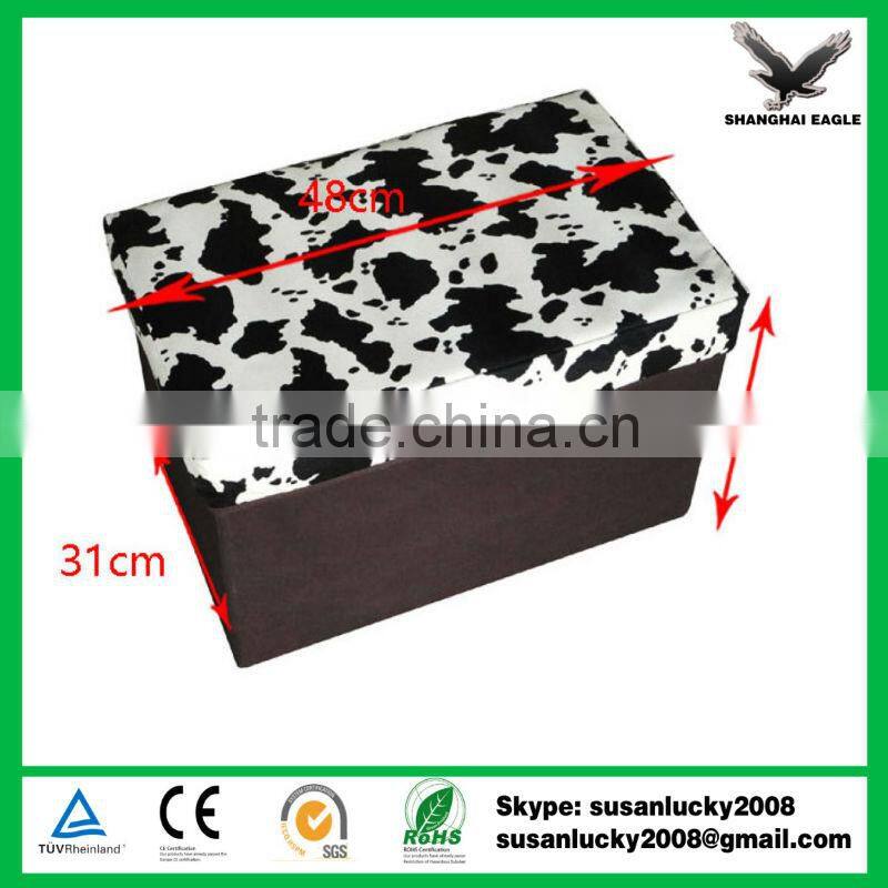 Storage Seat Stool with Logo Printed (diectly from factory)