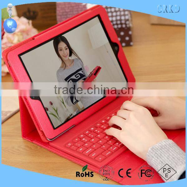 New Wireless Bluetooth Keyboard And PU Leather Case for iPad