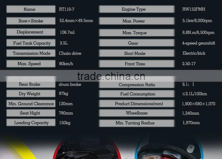 Quality assurance China 110cc cub motorcycle