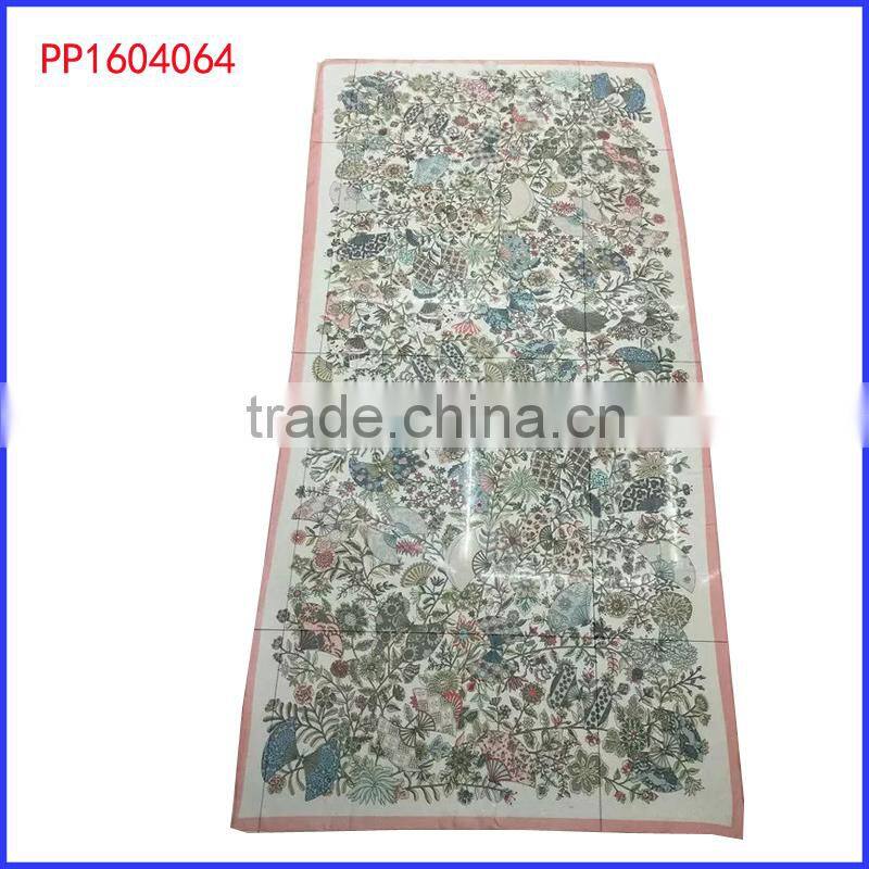 Wholesale leopard chiffon cashew nuts printing chiffon hijab scarf