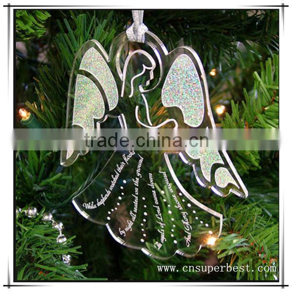 Promotional acrylic christmas trees for house decoration