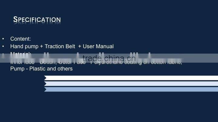 Inflatable lumbar belt BA-LT-I