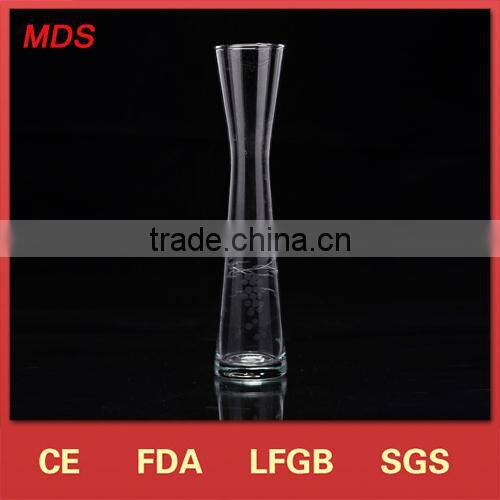 Glass cake tools clear crystal wedding cake stand with bird design