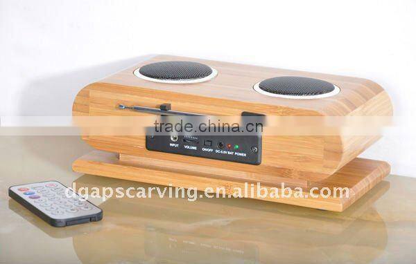 Bamboo Mini Speaker, Bamboo Radio, Bamboo MP3 Player