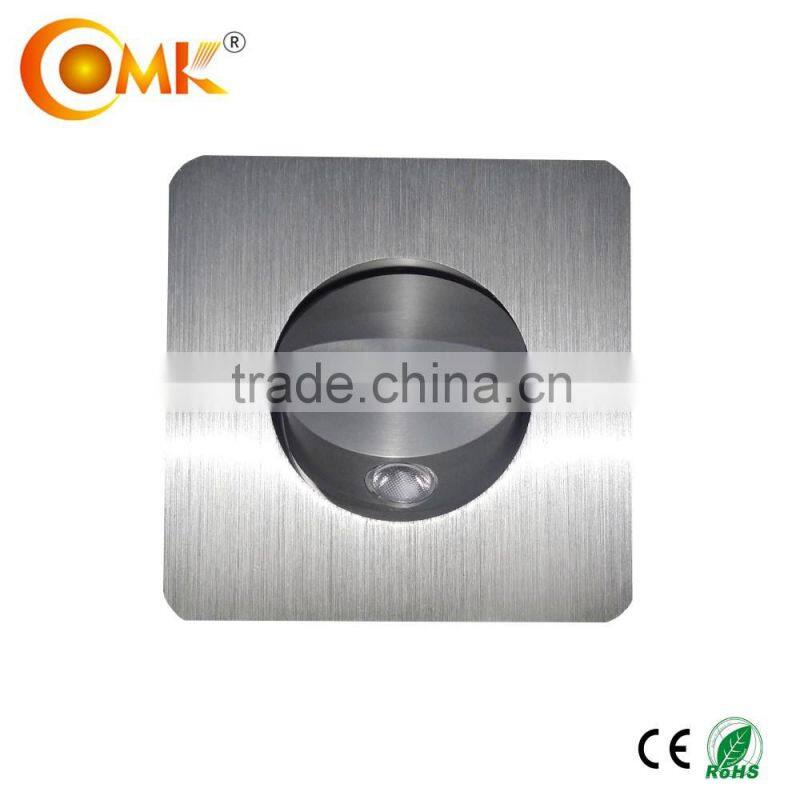 LED white/black/sliver 1w/3w mini indoor wall lights