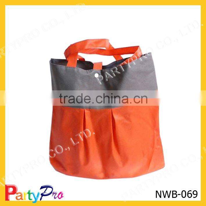 Fashional custimzed color size foldable non woven bag
