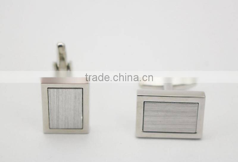 Personalized Cufflink button blanks brass rectangle cufflink blanks