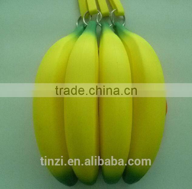 Novelty Pencil Bag Banana Shape Silicone Case