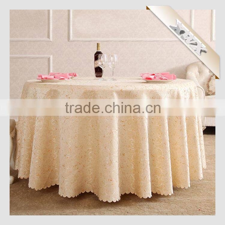 100% Polyester Round Sequin Table Cloth for Restaurant