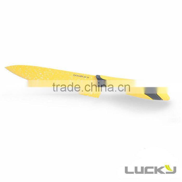 Guangdong manufacturer High Quality Stainless Steel color knife set