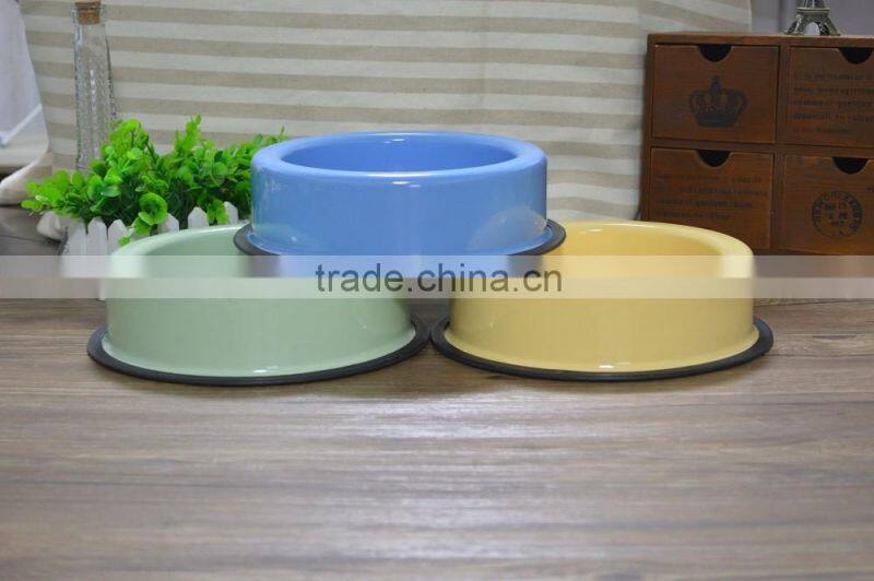 1022 Enamel big dog pot,ceramic pot